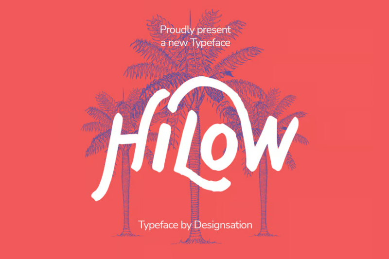 Hilow Display Typeface