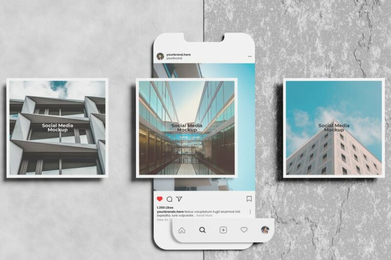 Instagram mockup