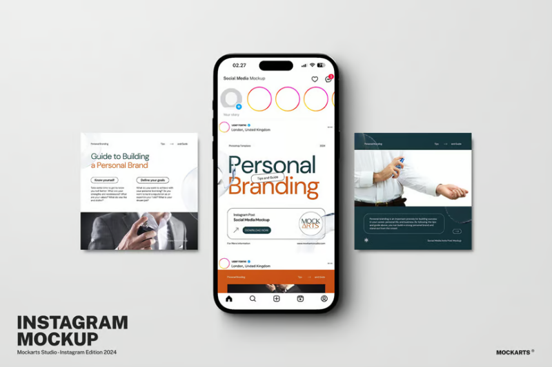 Social Media Instagram Mockup