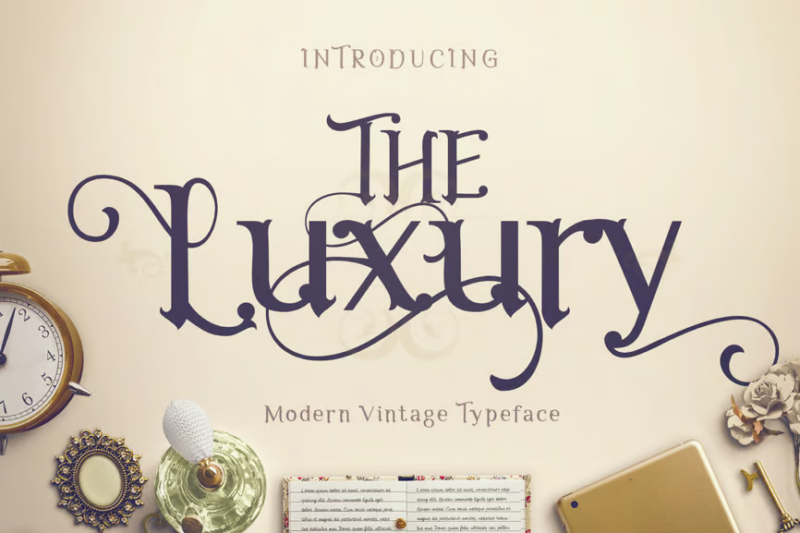 Glitteboard Luxury Serif Font