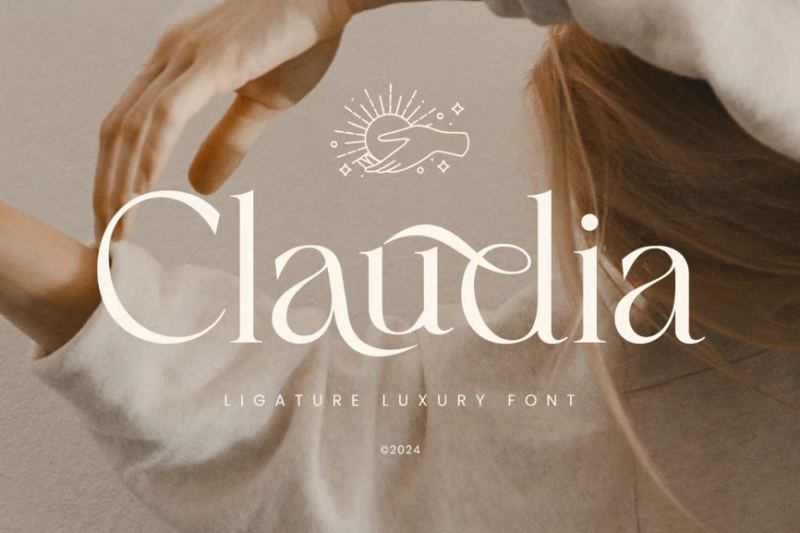 Growing - Luxury Modern Art Deco Font