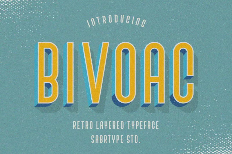 Bivoac Layered Font