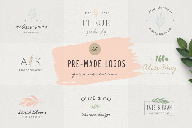 Feminine Logo Templates