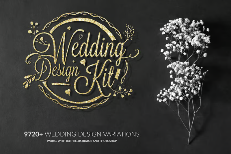 Wedding Design Logo Kit