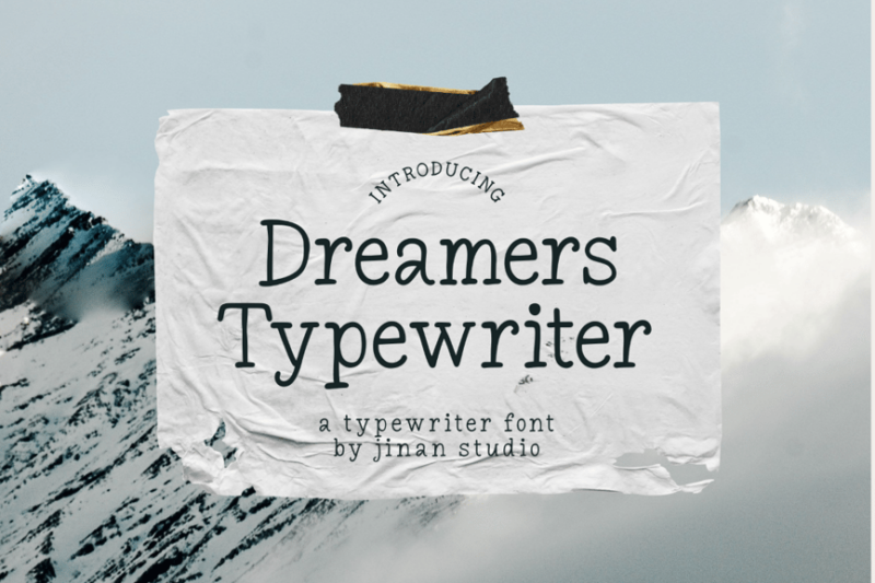 Dreamers Typewriter