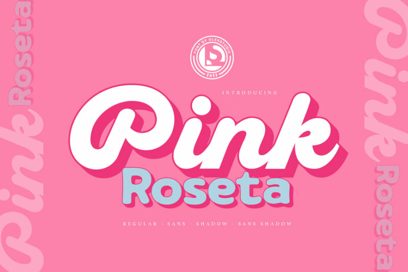 PINK ROSETA Typeface