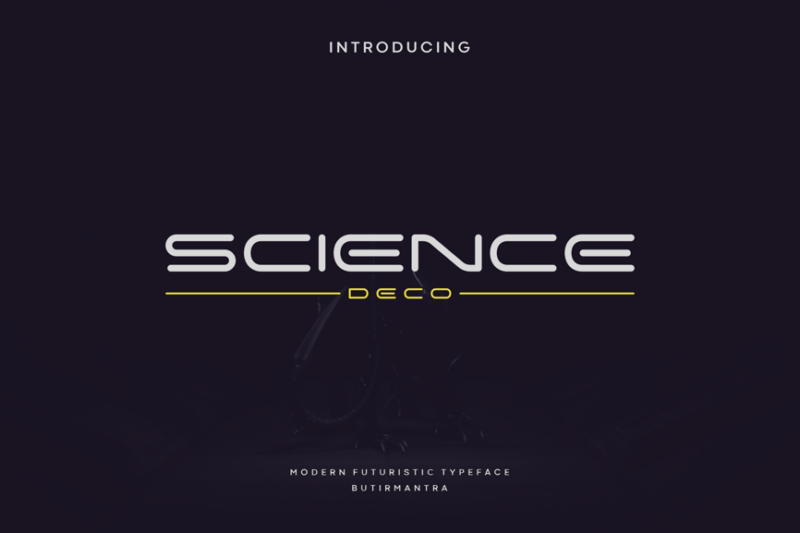 Science - Futuristic Font