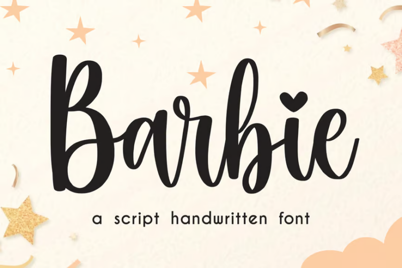 Barbie - Wedding Font