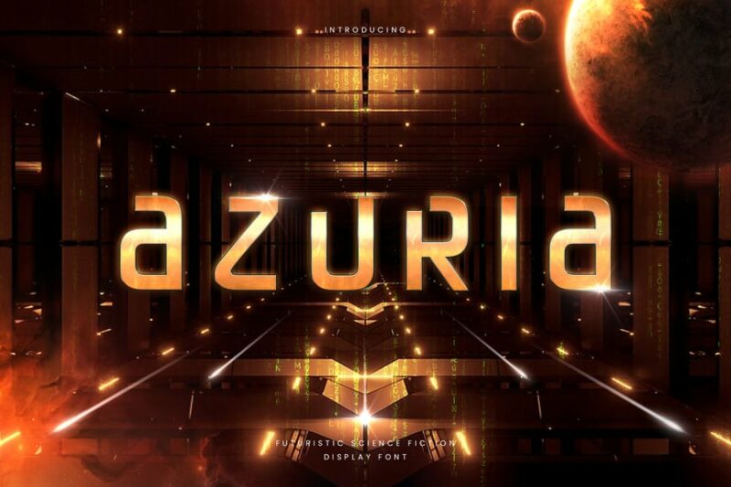 Azuria - Technology Science Font