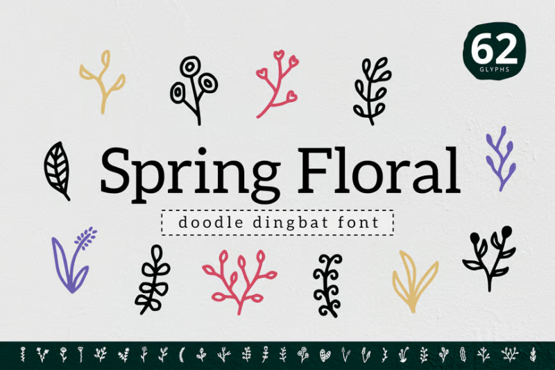 Spring Floral Dingbat