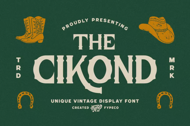 Cikond - Medieval Display Font