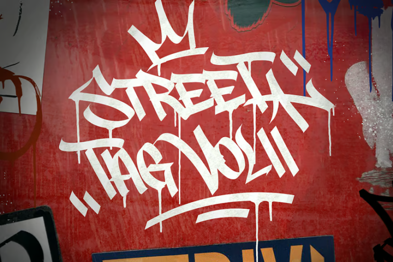 Graffiti Fonts Street Tag Vol2