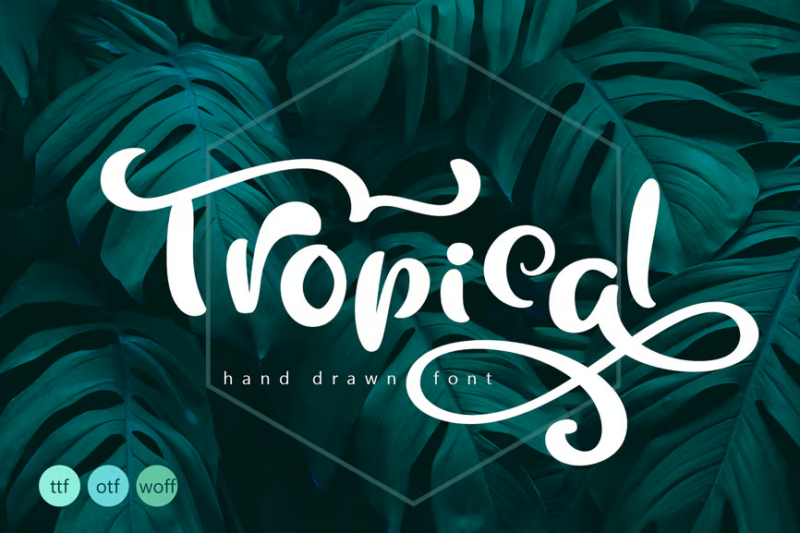 Tropical Summer Font