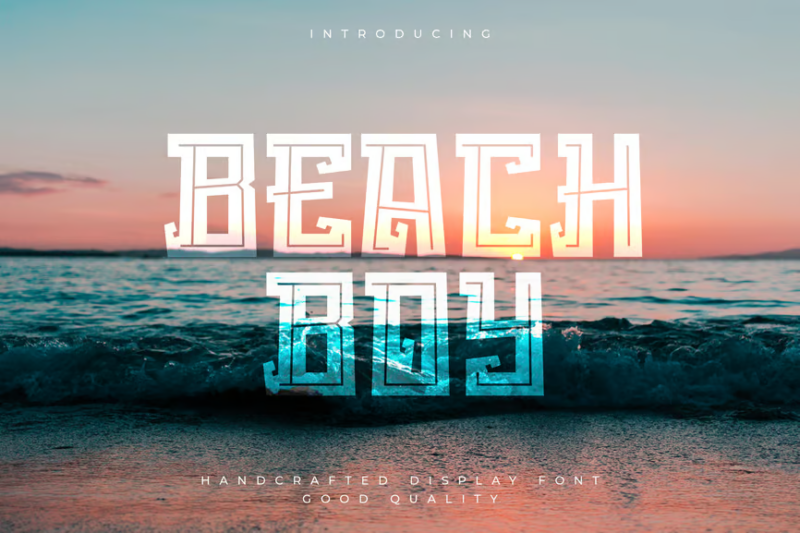 Beach Boy - Tropical Sans Font