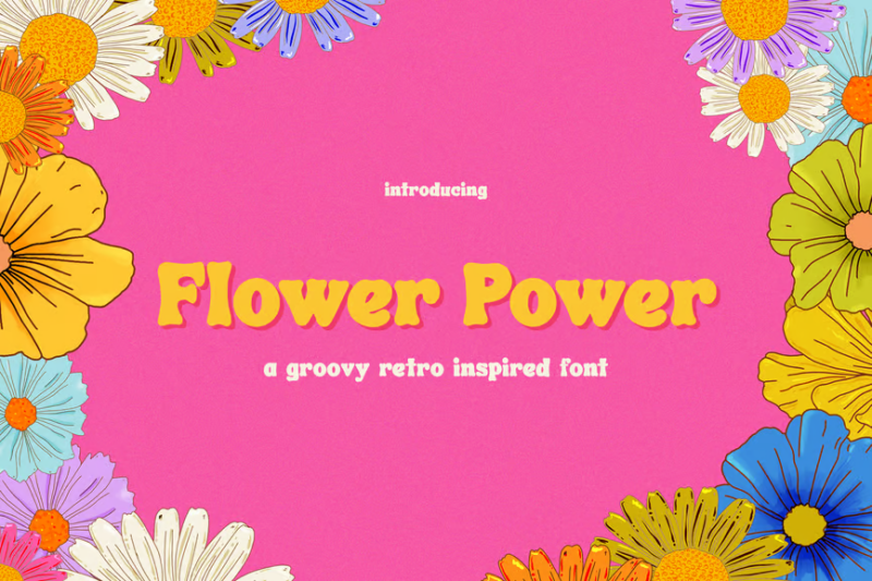 Flower Power Font