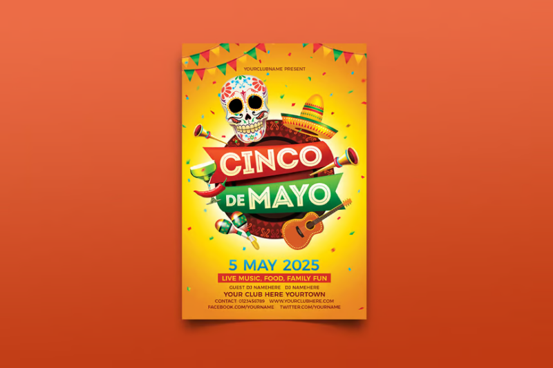 Cinco De Mayo, Print Templates ft. 5demayo & cinco - Envato