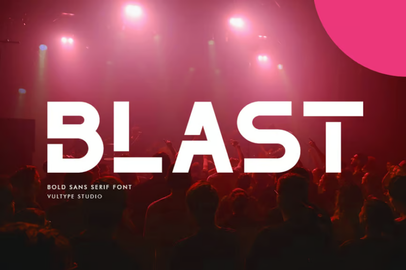 The Blast - Bold Font