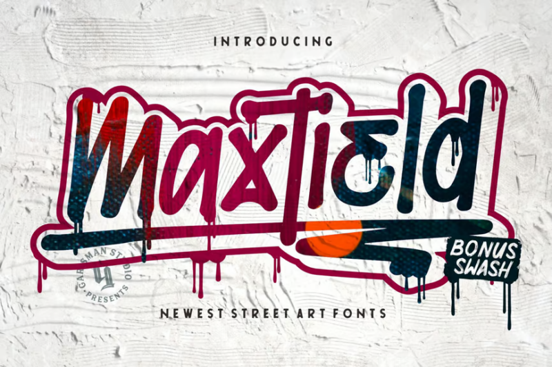 Maxtield | Graffiti Font