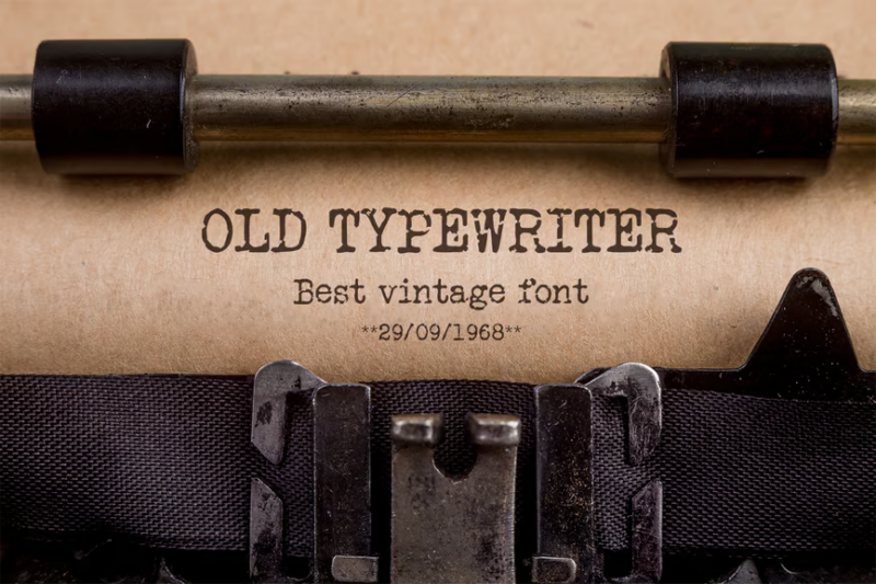 Old Typewriter Font