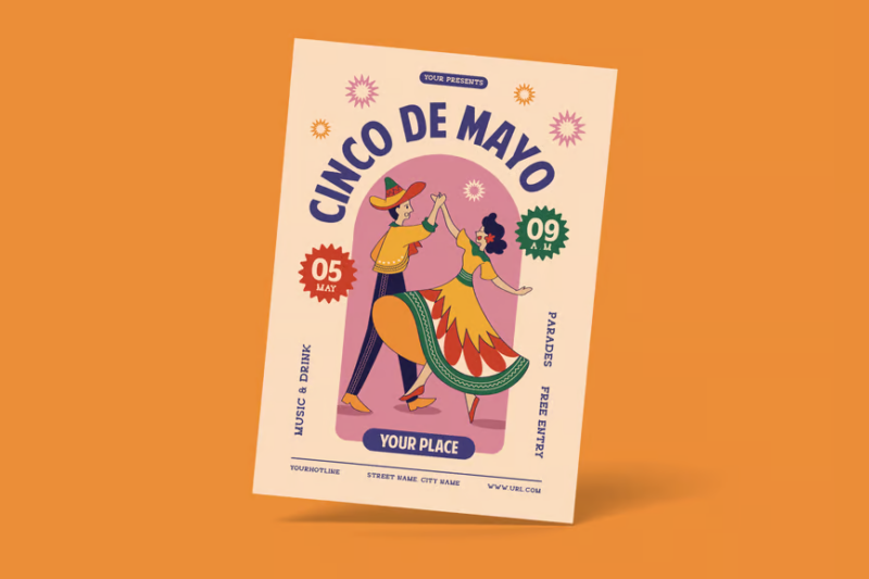 Cinco De Mayo Flyer, Print Templates ft. cincodemayo & poster - Envato