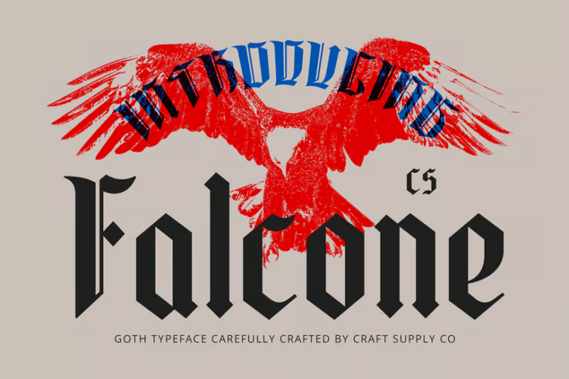 Falcone – Gothic Font