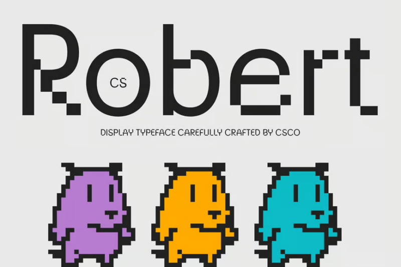 Robert – Pixel Font