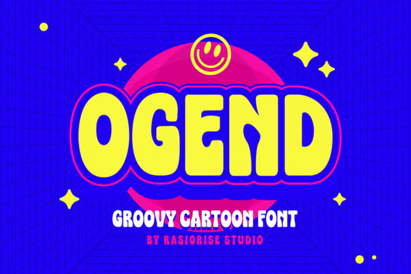 Ogend Groovy Cartoon Font