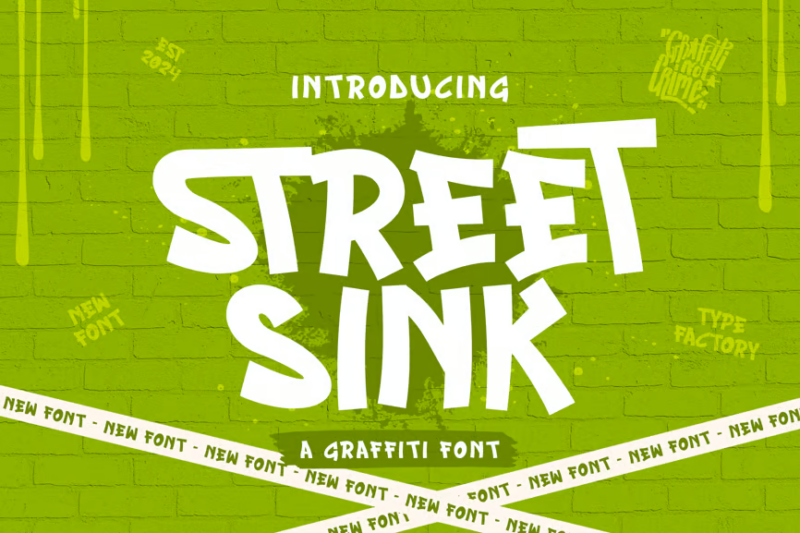 Streetsink - Graffiti Font