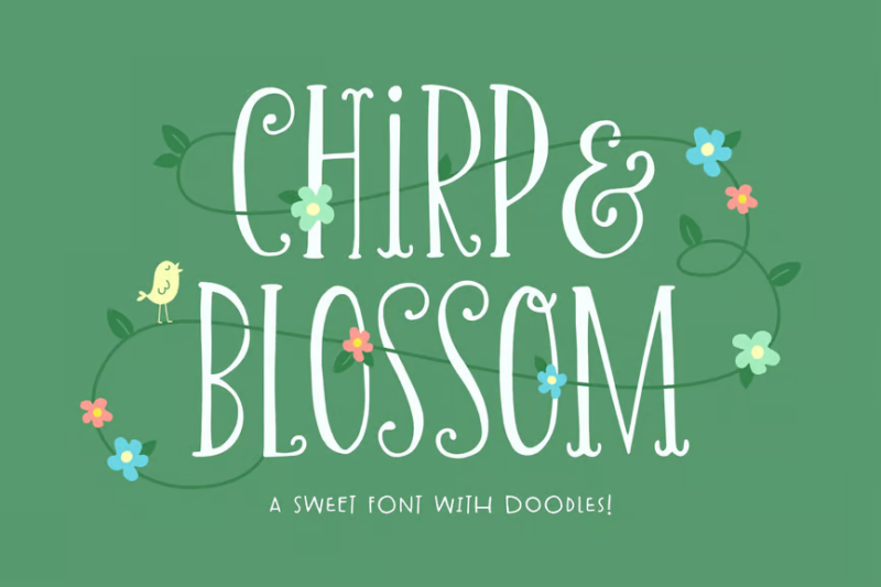 Chirp & Blossom Font