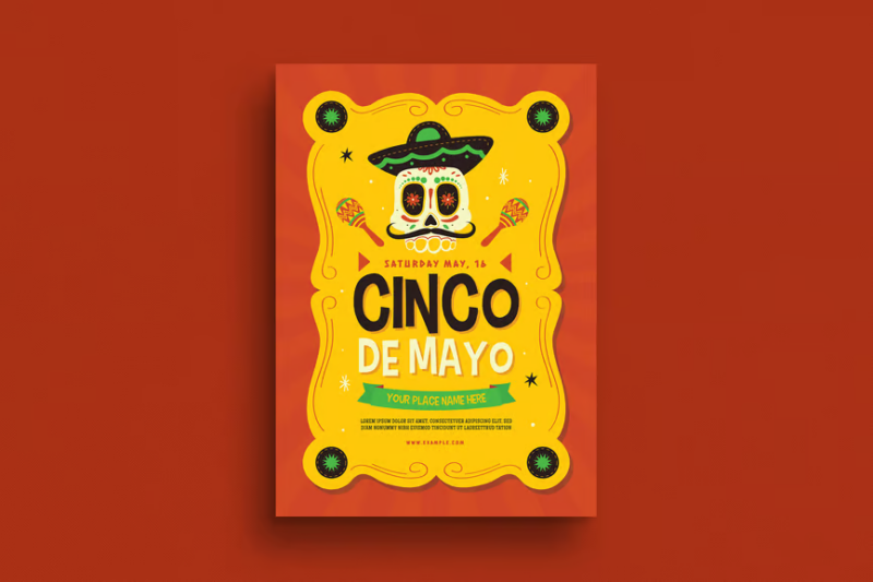 Cinco De mayo Event Flyer, Print Templates ft. cinco & cincodemayo - Envato