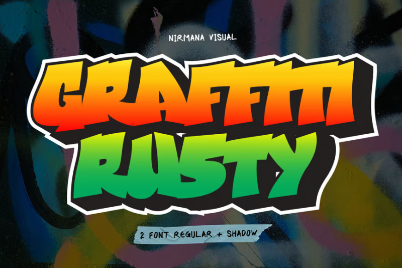 Graffiti Rusty - Graffiti Font