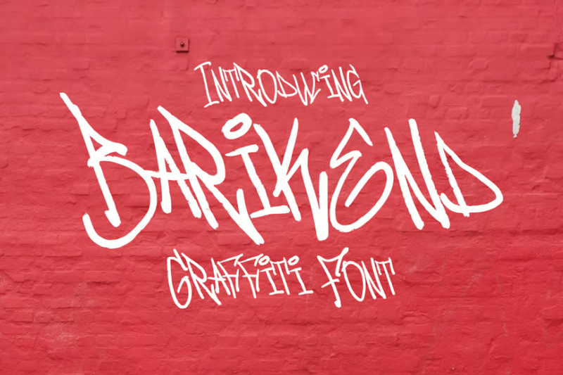 Barikend - Graffiti Font