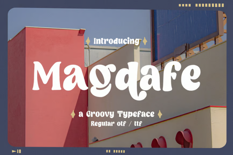 Magdafe - A Groovy Typeface