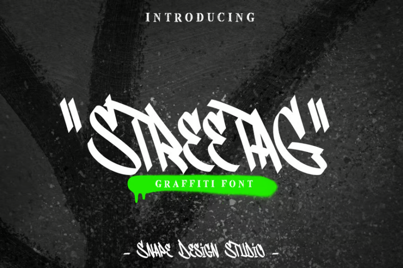 Streetag - Graffiti Font