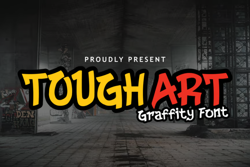 Toughart - Urban Graffiti Font