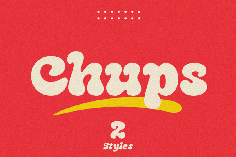 Chups - Groovy Retro Font