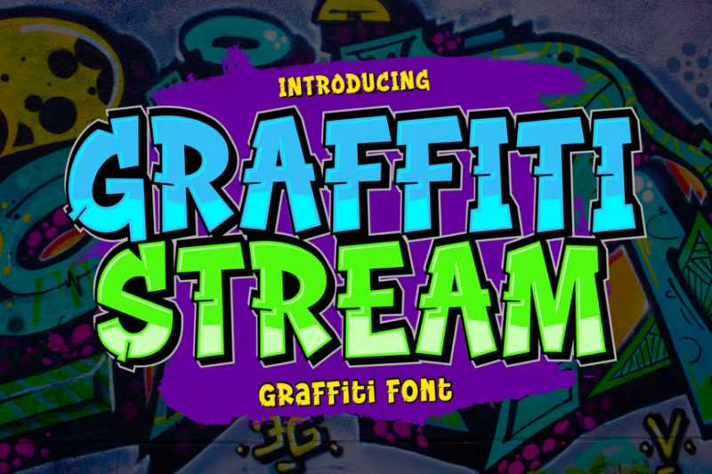 Graffiti Stream Font