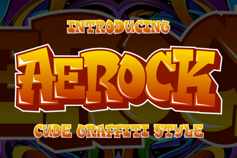 Aerock – Layered Graffiti Style