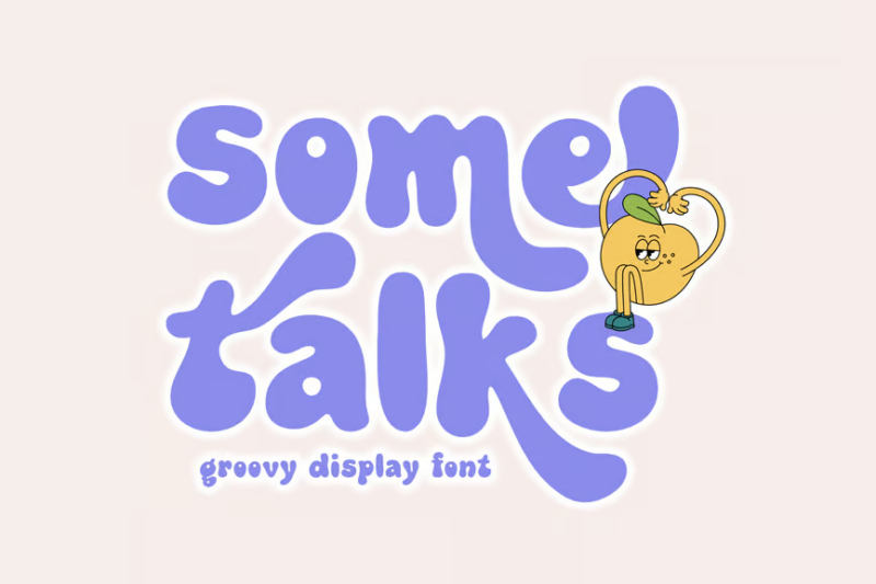 Some Talks - Groovy Display Font