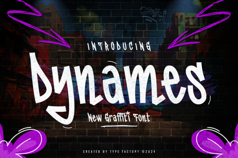 Dynames - New Graffiti Font