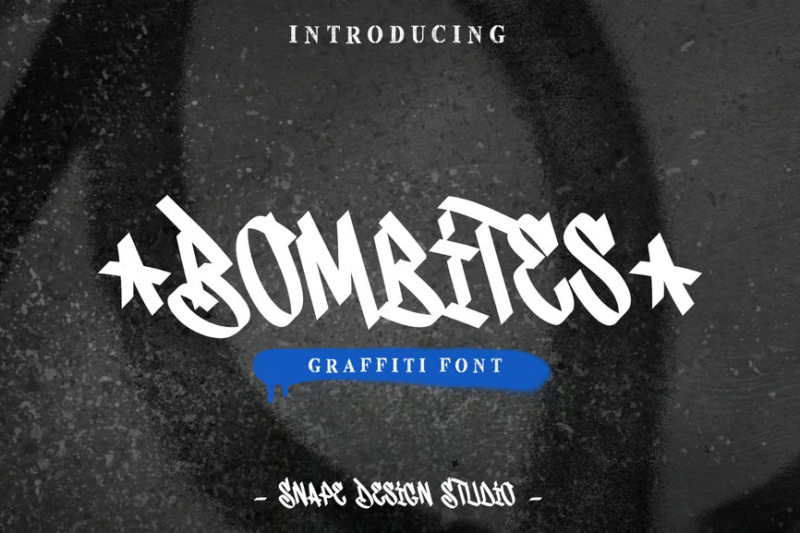 Bombites - Graffiti Font