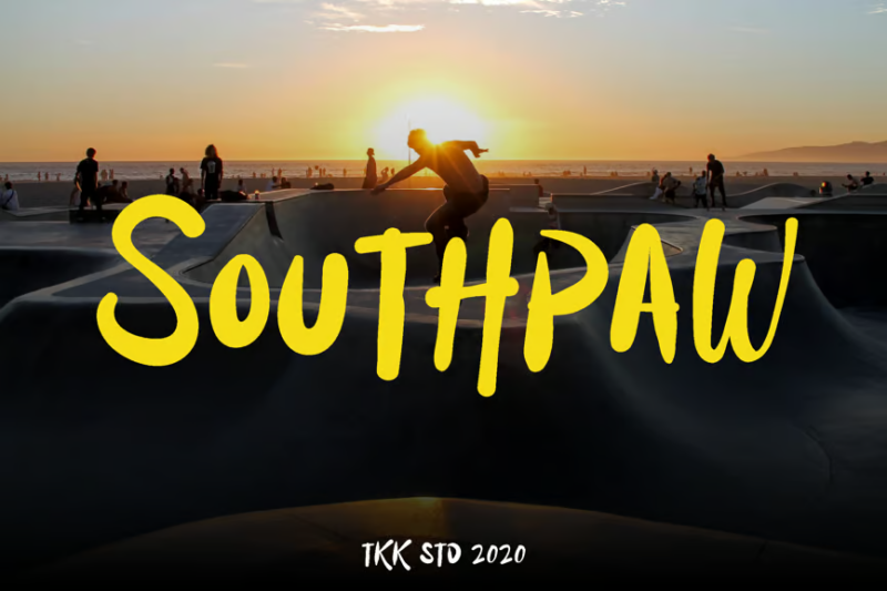 Southpaw - Graffiti Signature Font