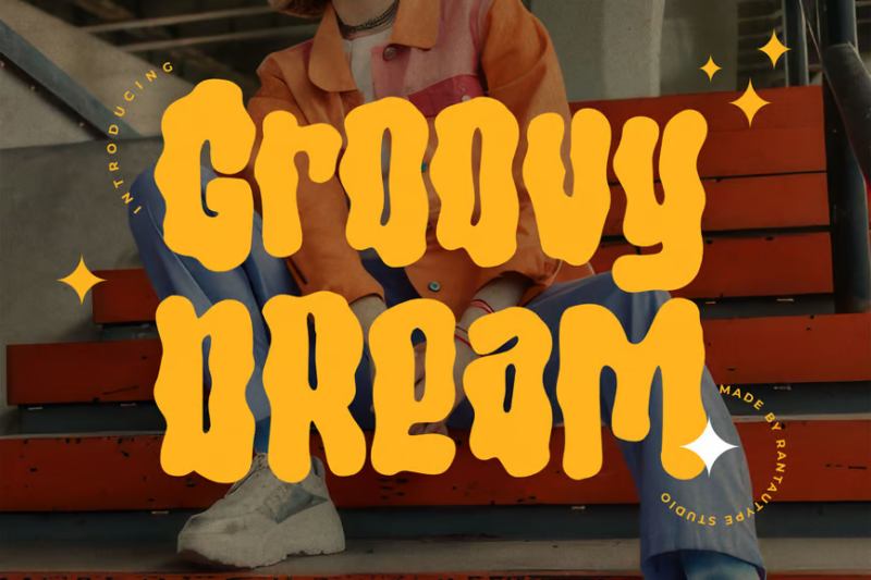 Groovy Dream Display Typeface