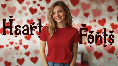 24 Heart Fonts Perfect for Valentine’s Day 2025