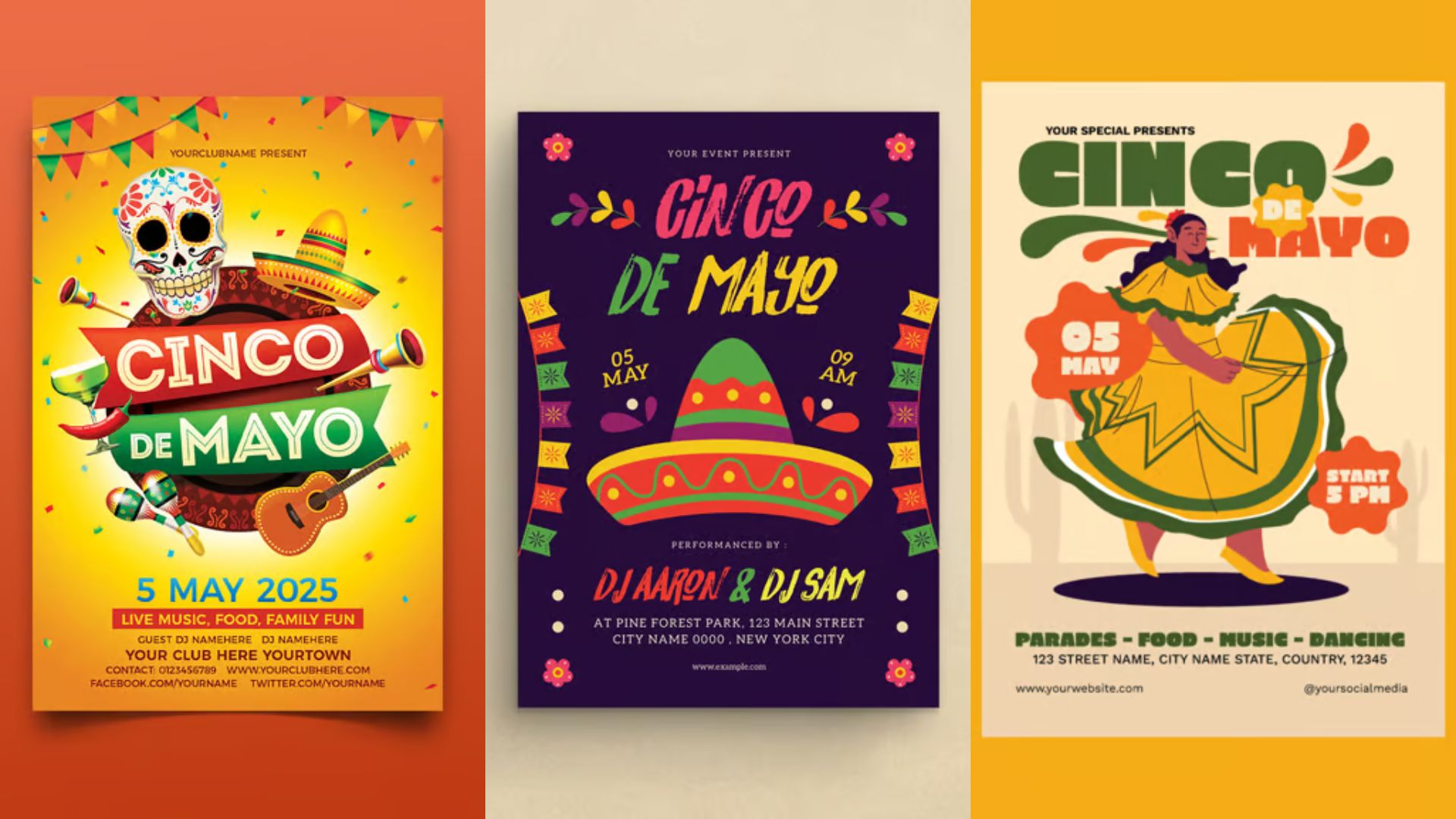 cinco de mayo templates