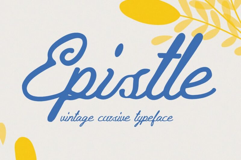 Epistle - Vintage Cursive Typeface