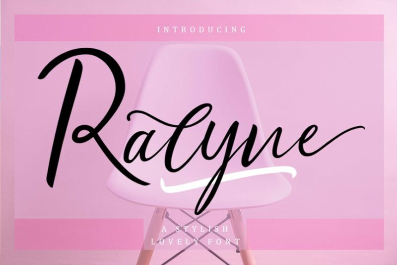 Ralyne Beautiful Cursive Font Script