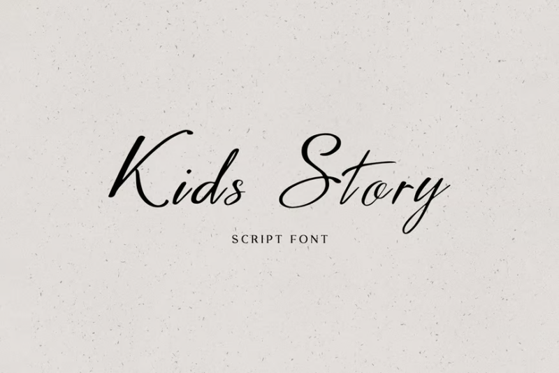 Handwritten fancy font