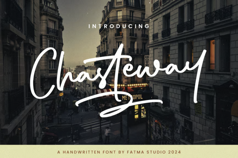 Chasteway - Signature Font