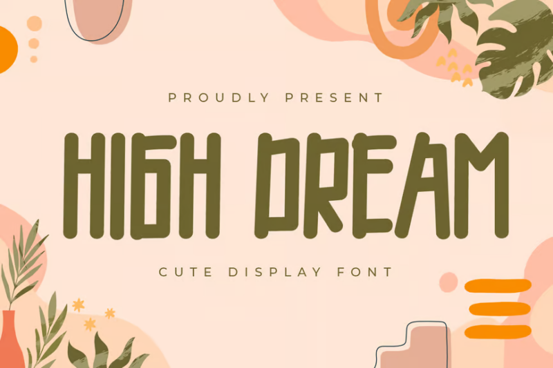 High Dream - Display Font